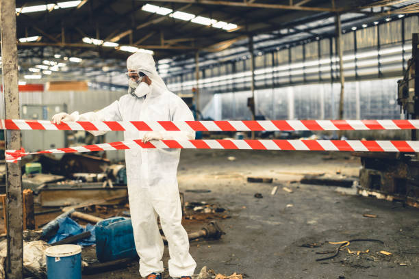 Professional Trauma Scene Cleanup technician working in Fairview, GA